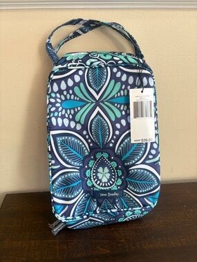 Vera Bradley Navy Teal Floral Mini Bag